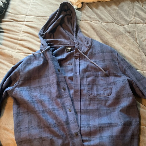 Oakley Jackets & Blazers - Oakley Button Up Fleece/ hoodie Worn Twice flannel